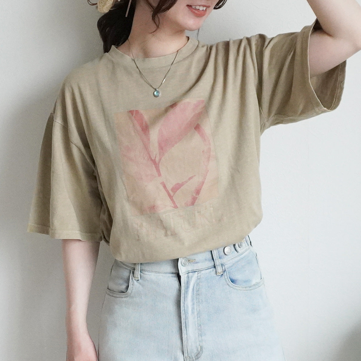 ピグメントフォトプリントTシャツ