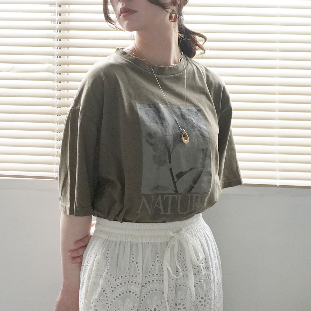 ピグメントフォトプリントTシャツ