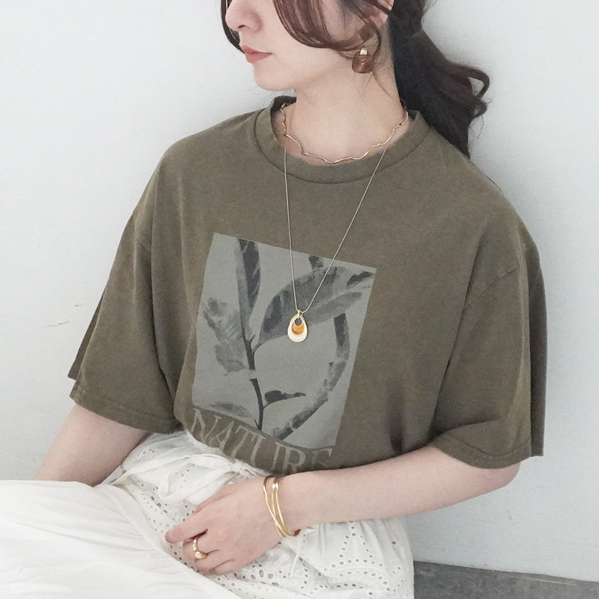 ピグメントフォトプリントTシャツ
