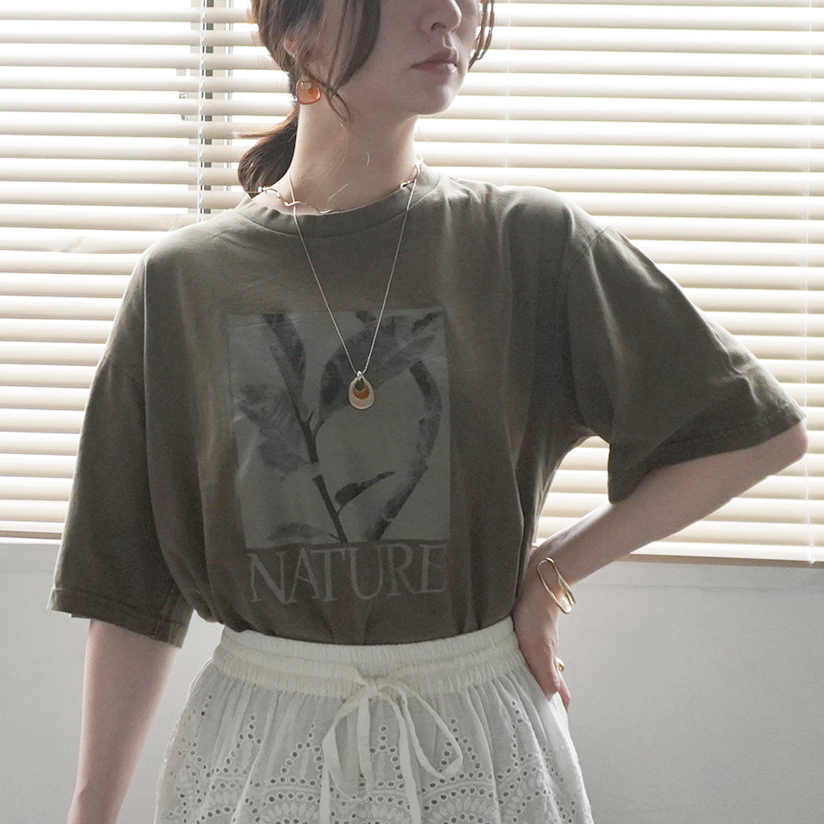 ピグメントフォトプリントTシャツ