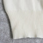 なめらかカレッジロゴジャガードニットプルオーバー