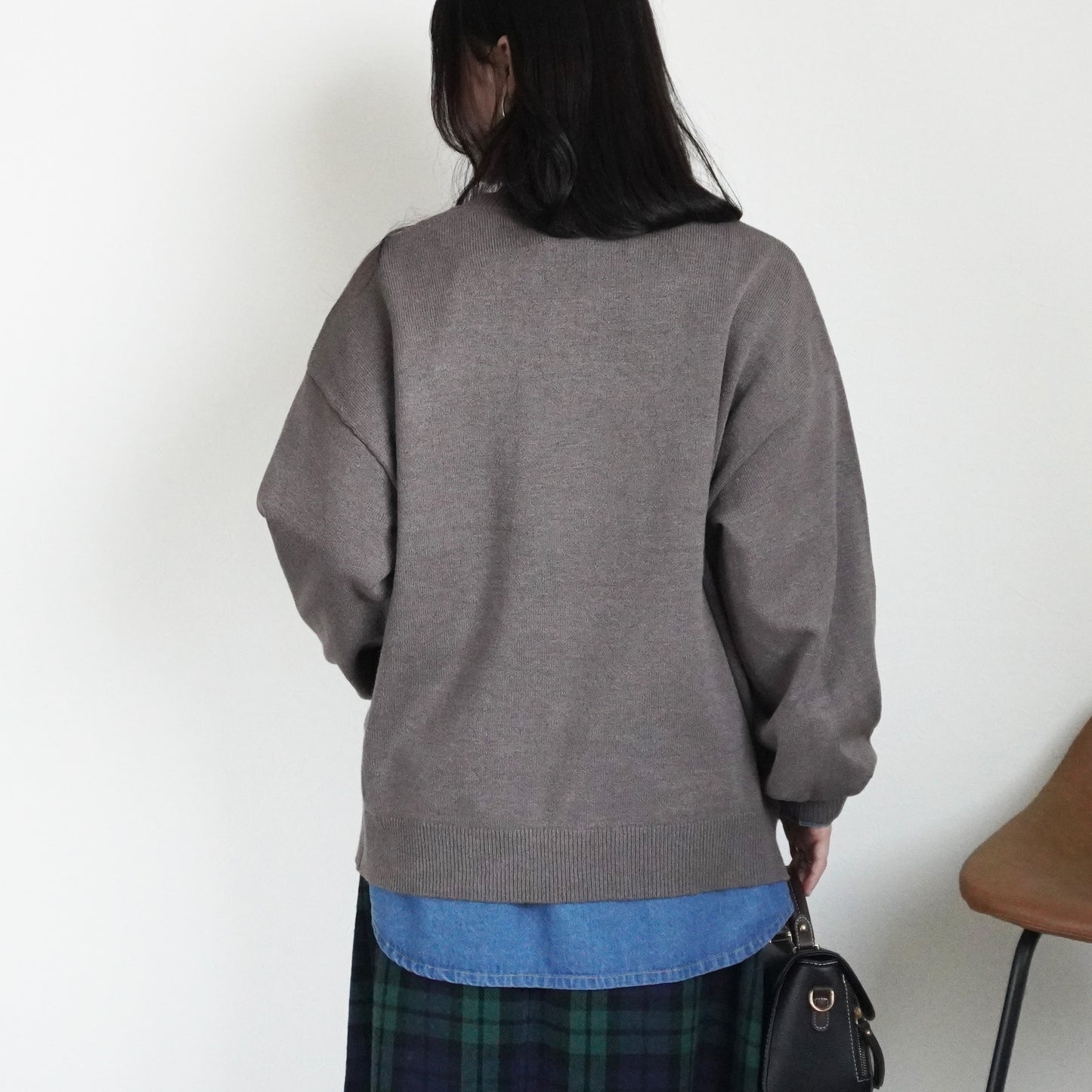 ワッペンロゴニットプルオーバー