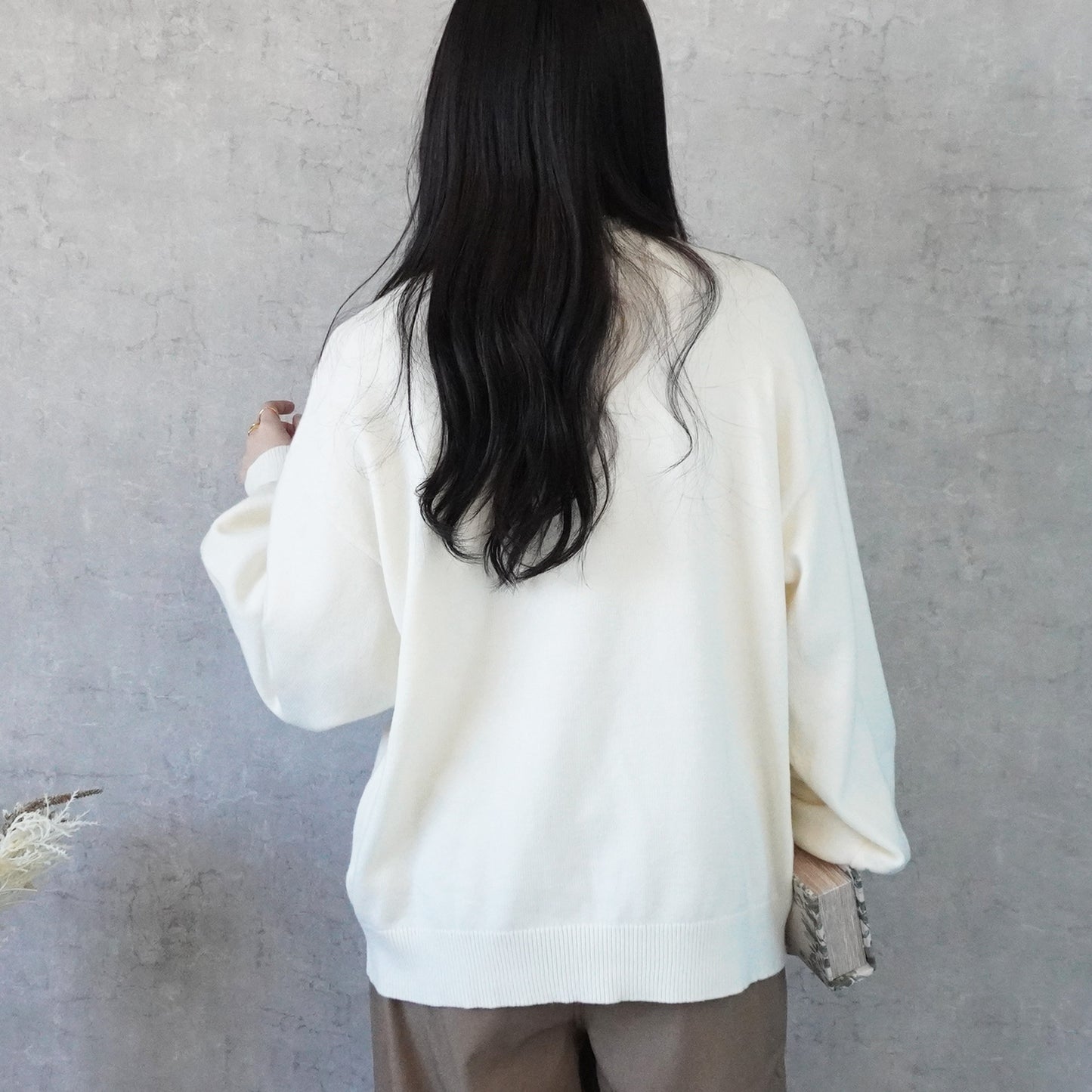 ワッペンロゴニットプルオーバー