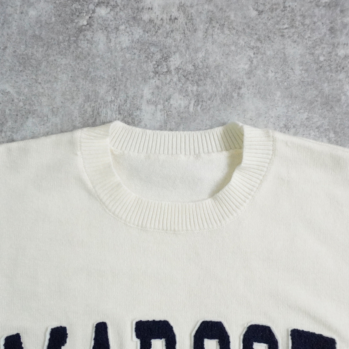 ワッペンロゴニットプルオーバー