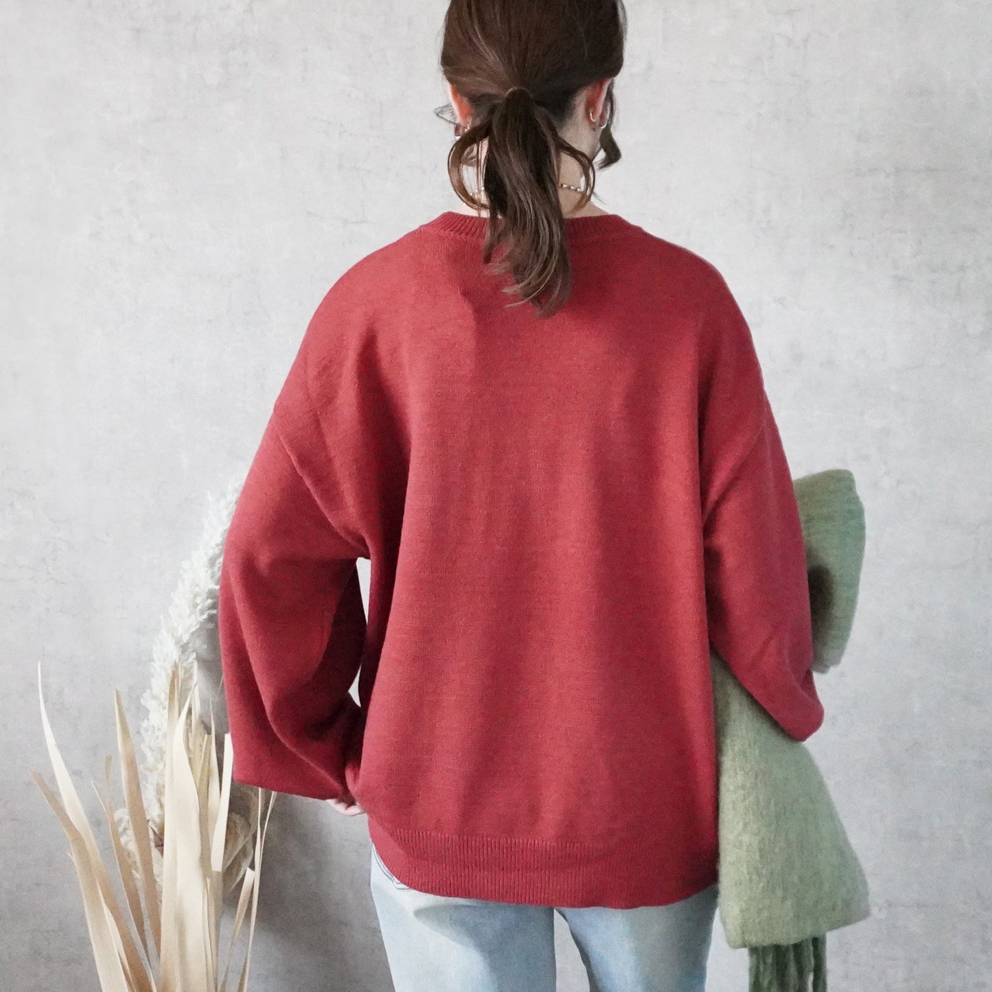 ワッペンロゴニットプルオーバー