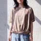 天竺裾ゴム入りドルマンTシャツ