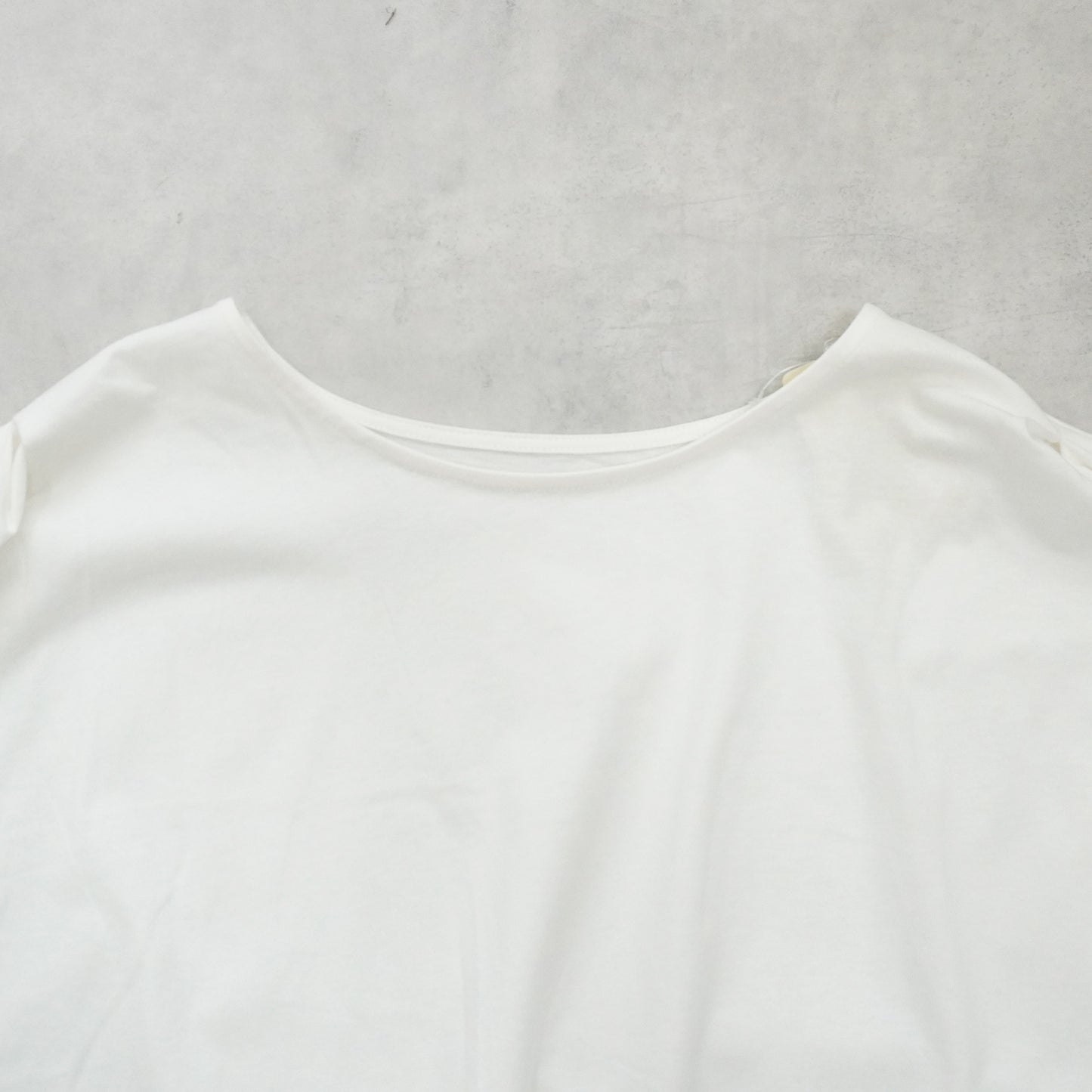 天竺裾ゴム入りドルマンTシャツ