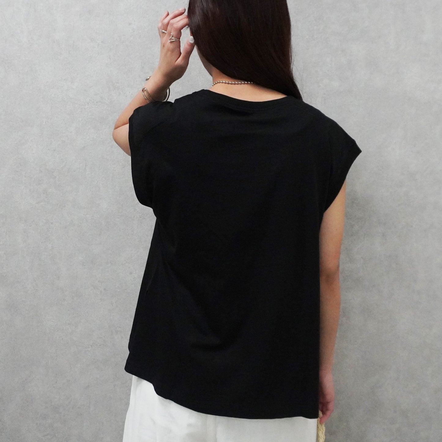 天竺フレンチスリーブTシャツ