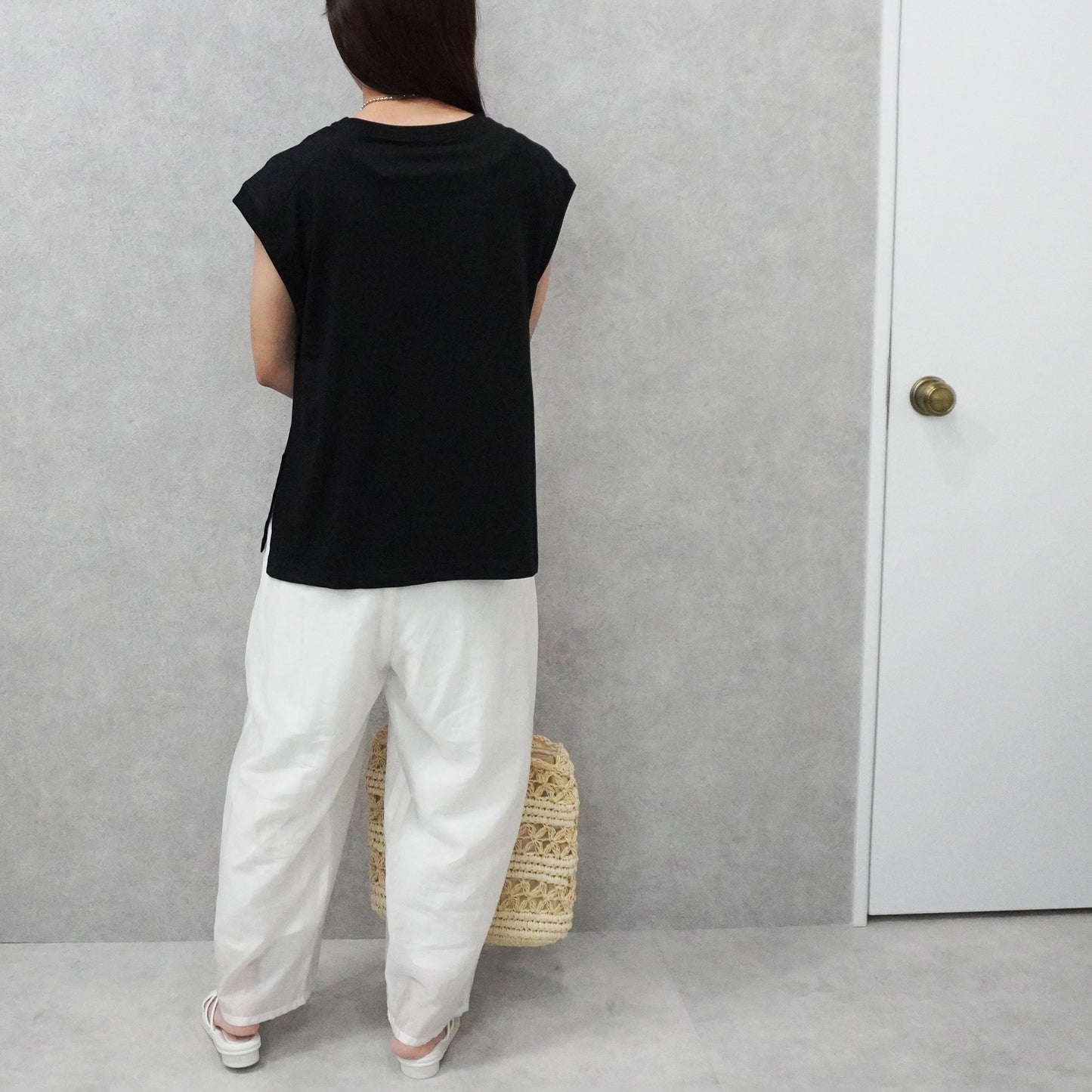 天竺フレンチスリーブTシャツ