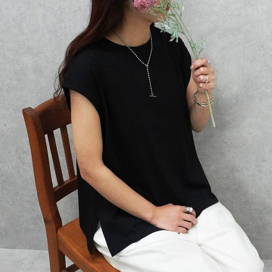 天竺フレンチスリーブTシャツ