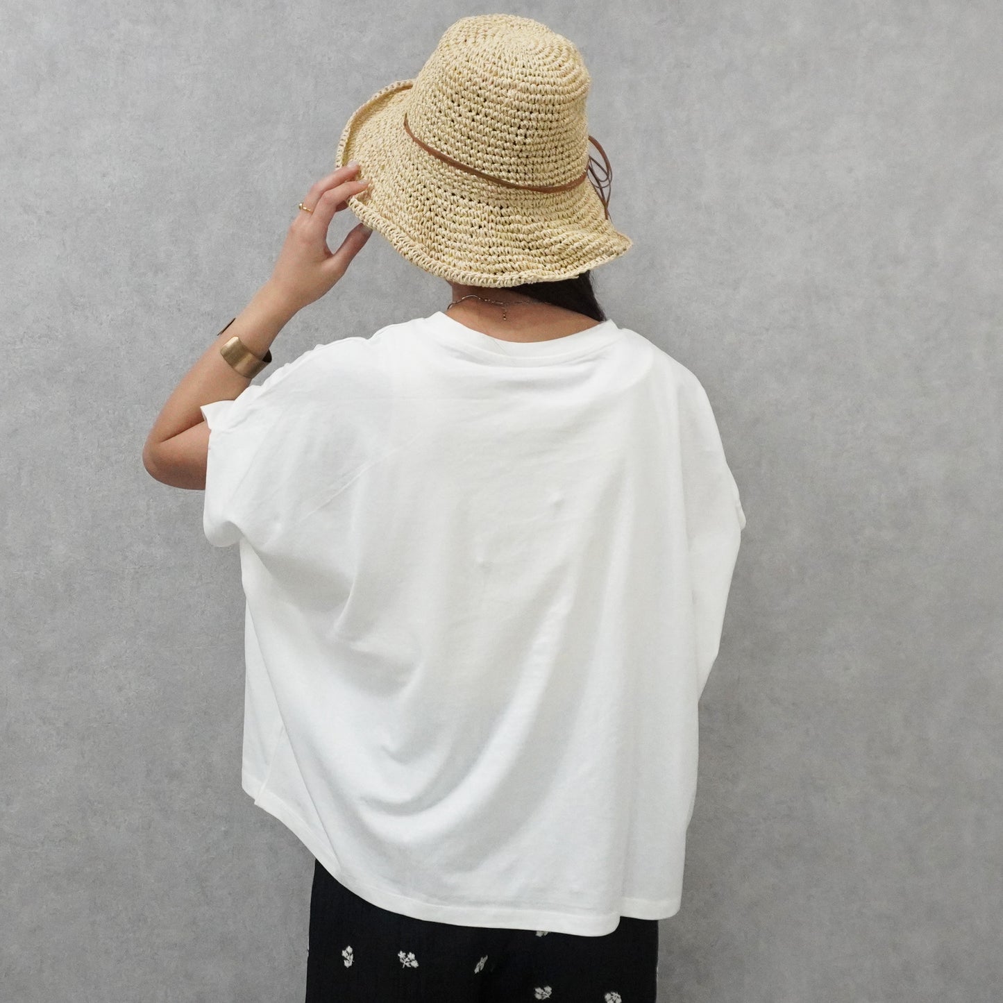 パールプリントTシャツ