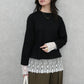 シアーレースドッキングTシャツ