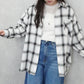 綿シアーオンブレビッグチェックシャツ