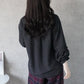 しっとりワッシャー長袖ブラウス