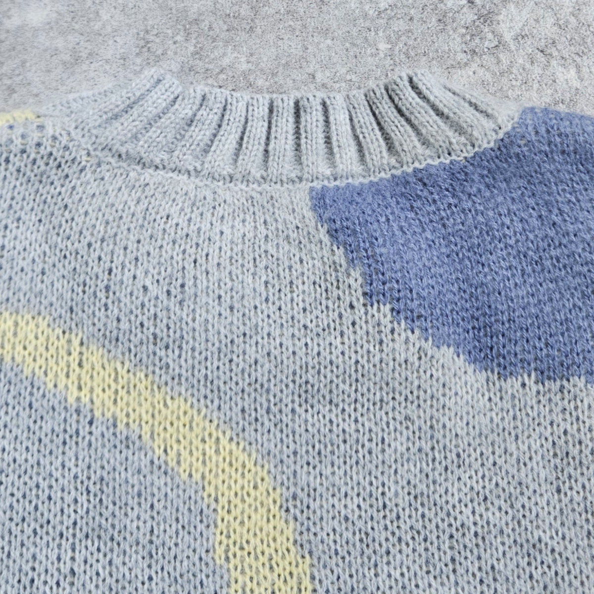 マーブル模様ニュアンスニット