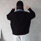 デニム切替ニットジャケット