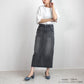 リサイクルデニムロングスカート【一部予約】