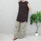 天竺ノースリーブロングTシャツ