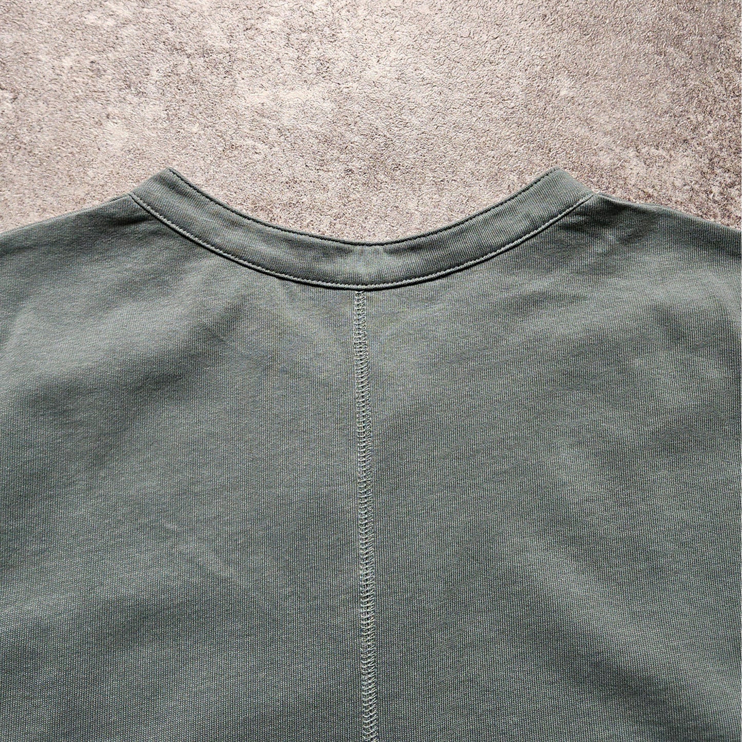 天竺キーネックフレンチスリーブTシャツ