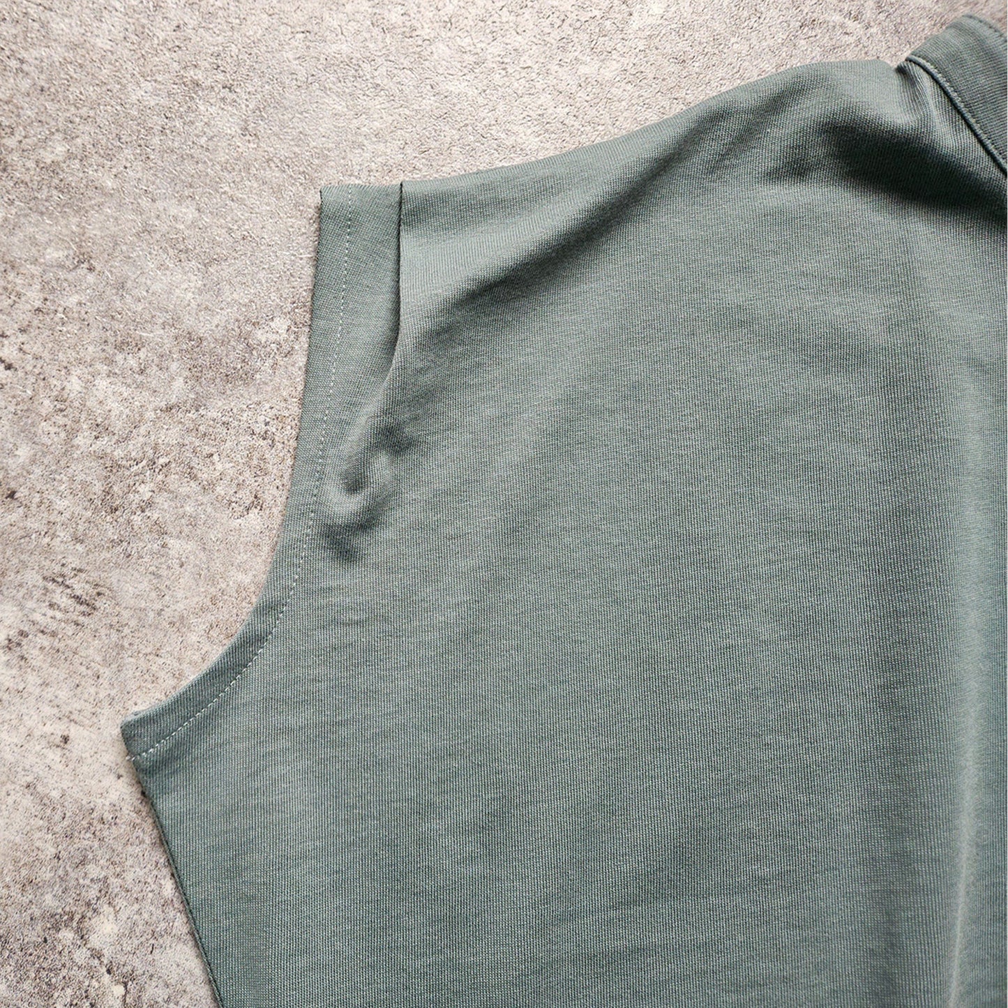 天竺キーネックフレンチスリーブTシャツ