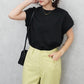 接触冷感フレンチフレアTシャツ