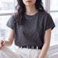 接触冷感フレンチフレアTシャツ