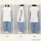 接触冷感フレンチフレアTシャツ