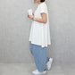 接触冷感フレンチフレアTシャツ