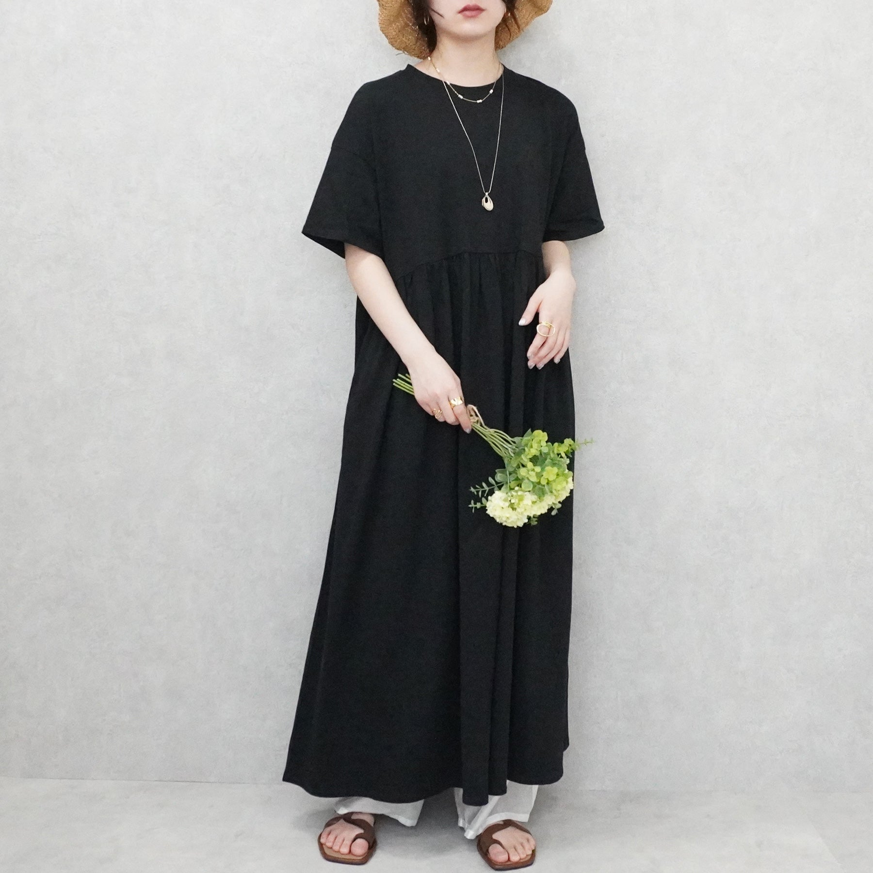 ウエストギャザーロングワンピース – SELECT LEVERY