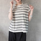ボーダーフレンチスリーブTシャツ