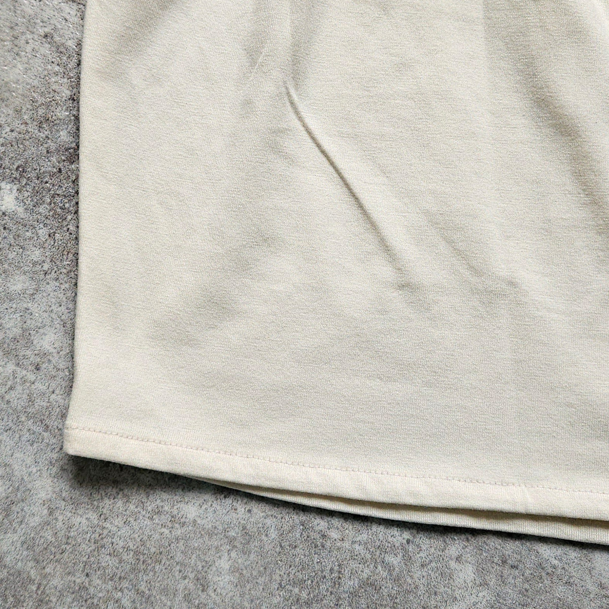 接触冷感天竺ウエストフリル半袖Tシャツ