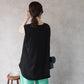 天竺ノースリーブロングTシャツ