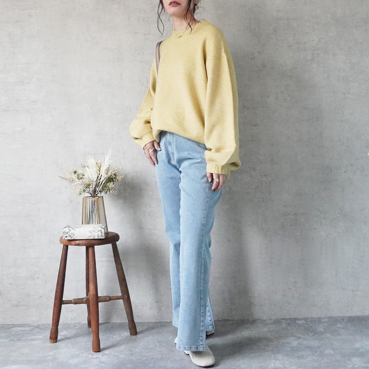 5GG天竺ニットプルオーバー