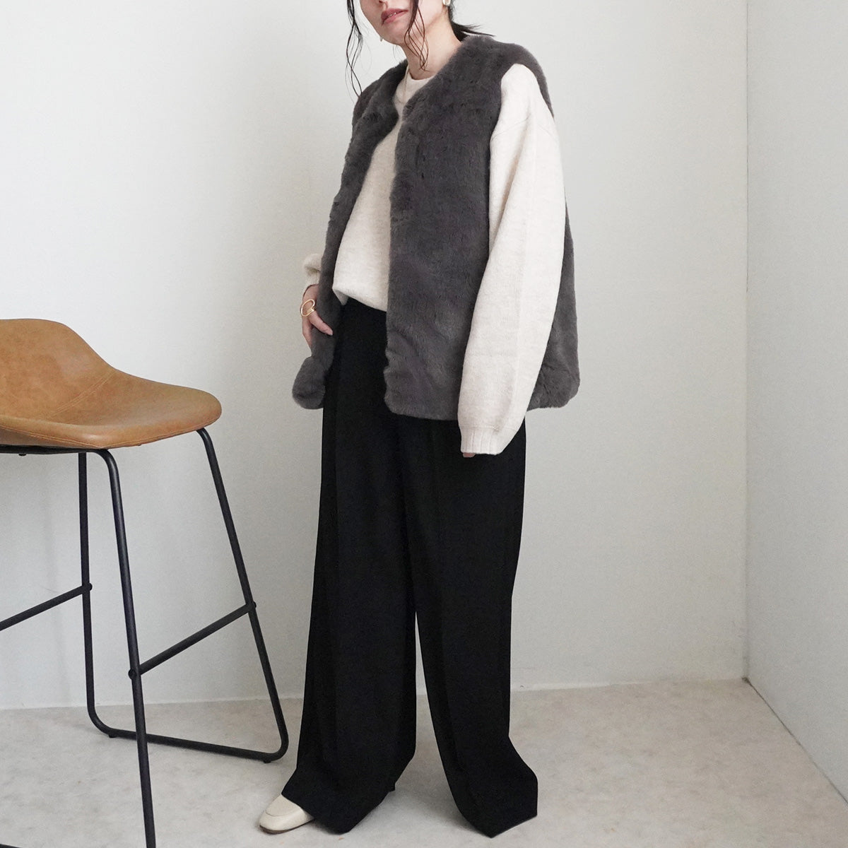 5GG天竺ニットプルオーバー