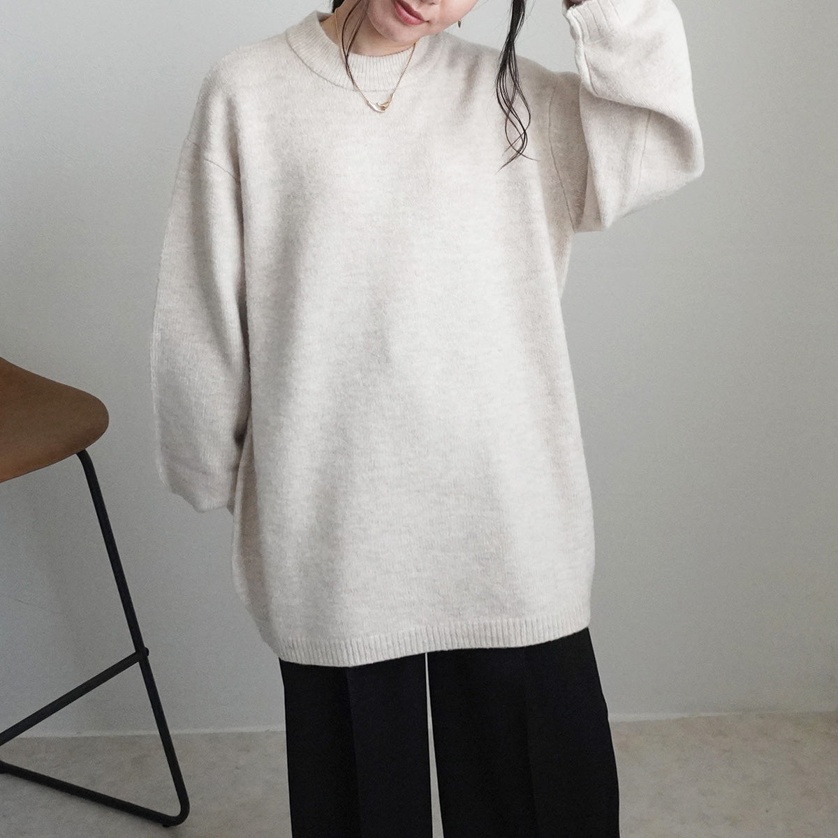 5GG天竺ニットプルオーバー