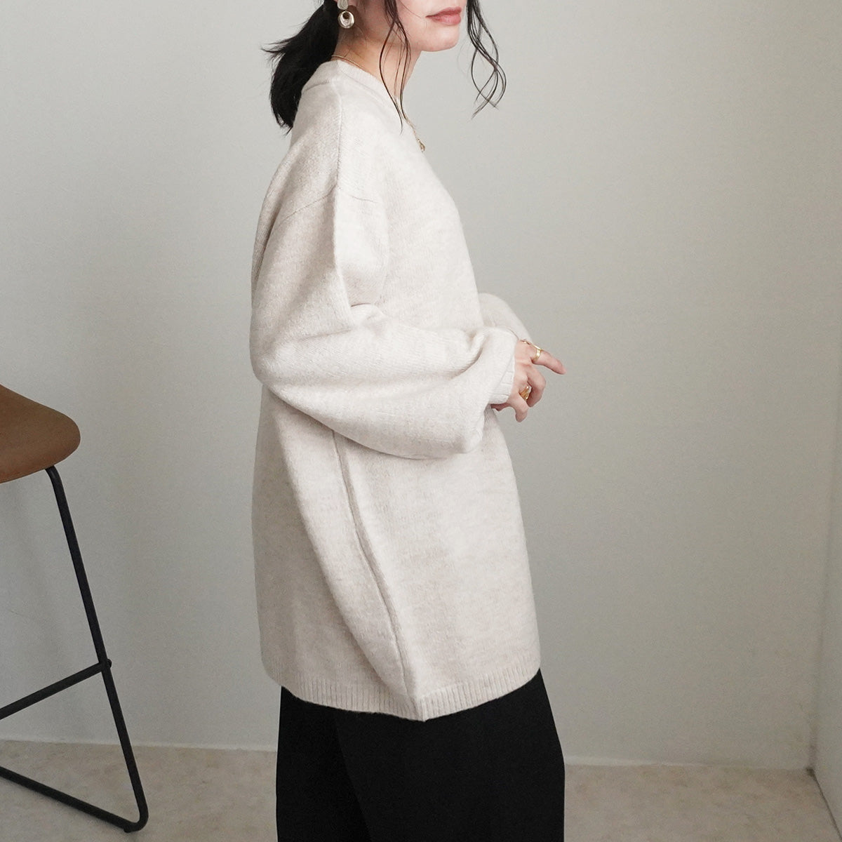 5GG天竺ニットプルオーバー