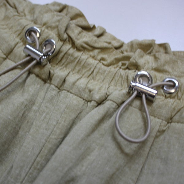 ドロストリネンワイドパンツ