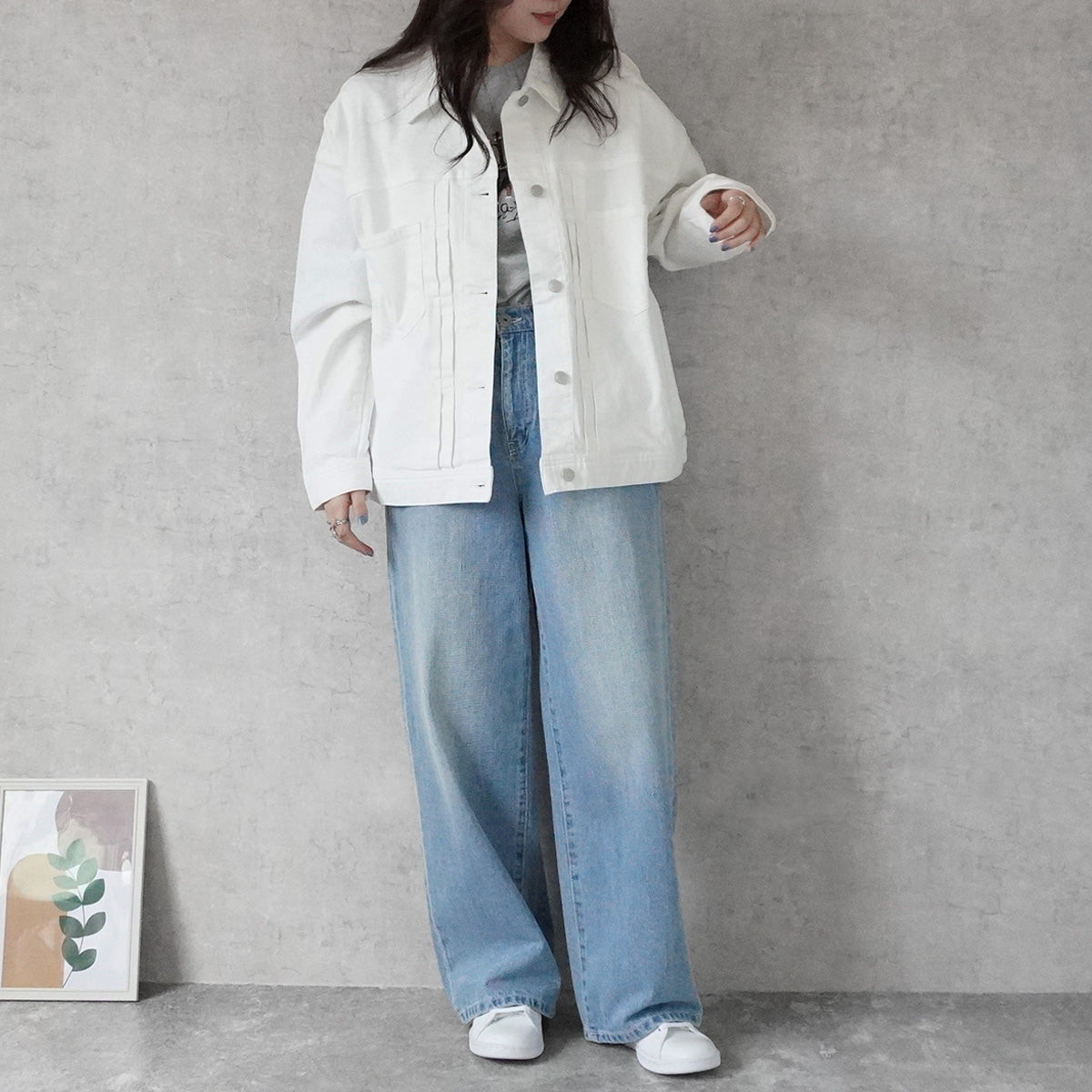 リサイクルデニムルーズジャケット