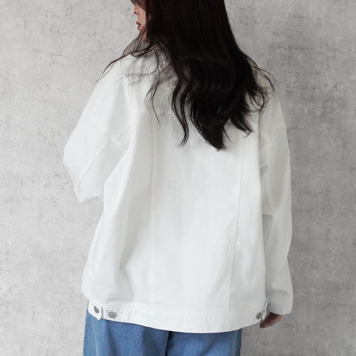 リサイクルデニムルーズジャケット