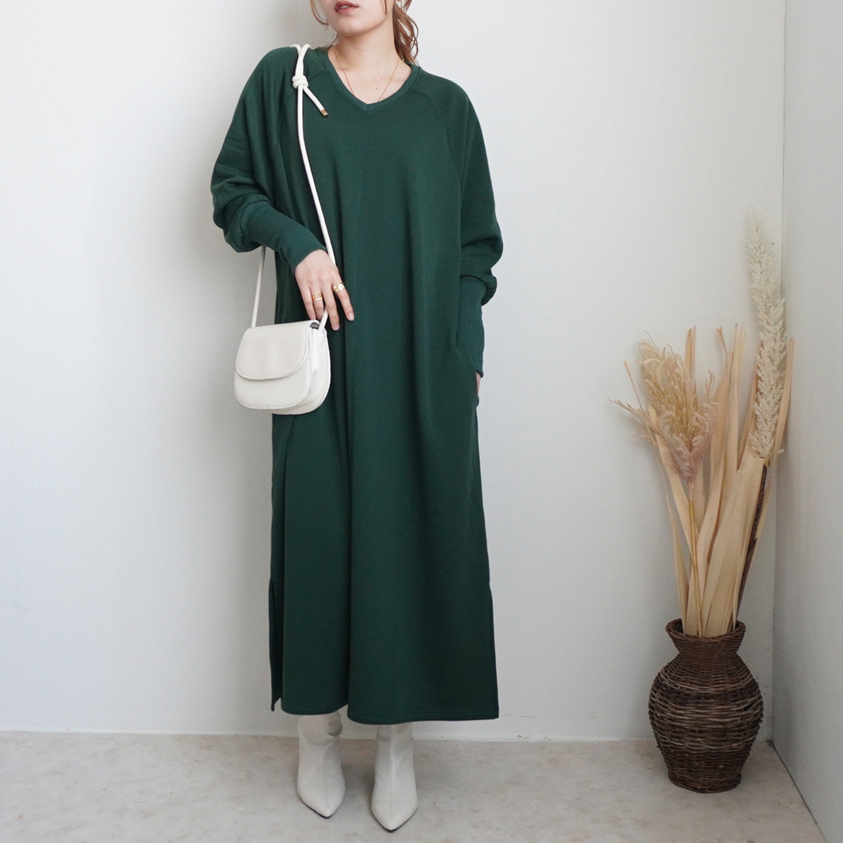 裏シャギーアルガンオイル加工ワンピース/ セレクトリベリー – SELECT