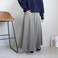 裏シャギーアルガンオイル加工スカート総丈90cm