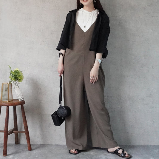 キャミサロペットパンツ