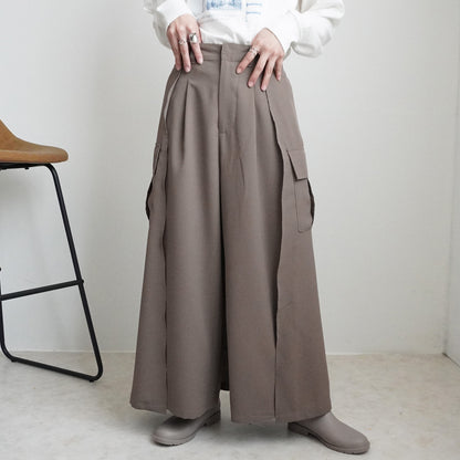 【先行予約】バックスカートカーゴワイドパンツ