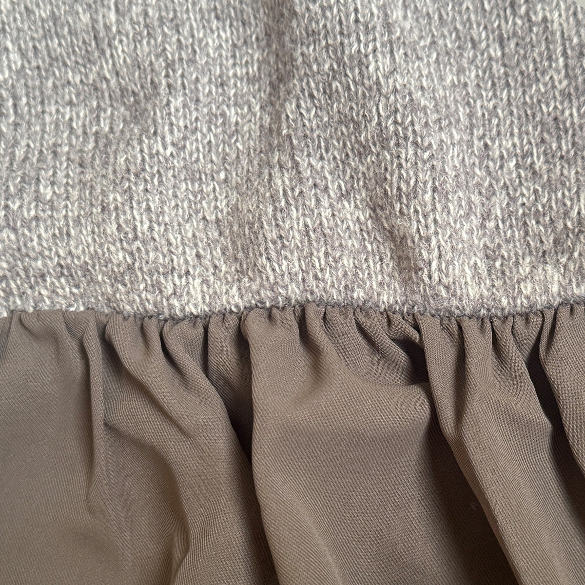 ポケットニットドッキングワンピ―ス