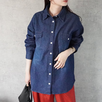デニムオーバーシャツ