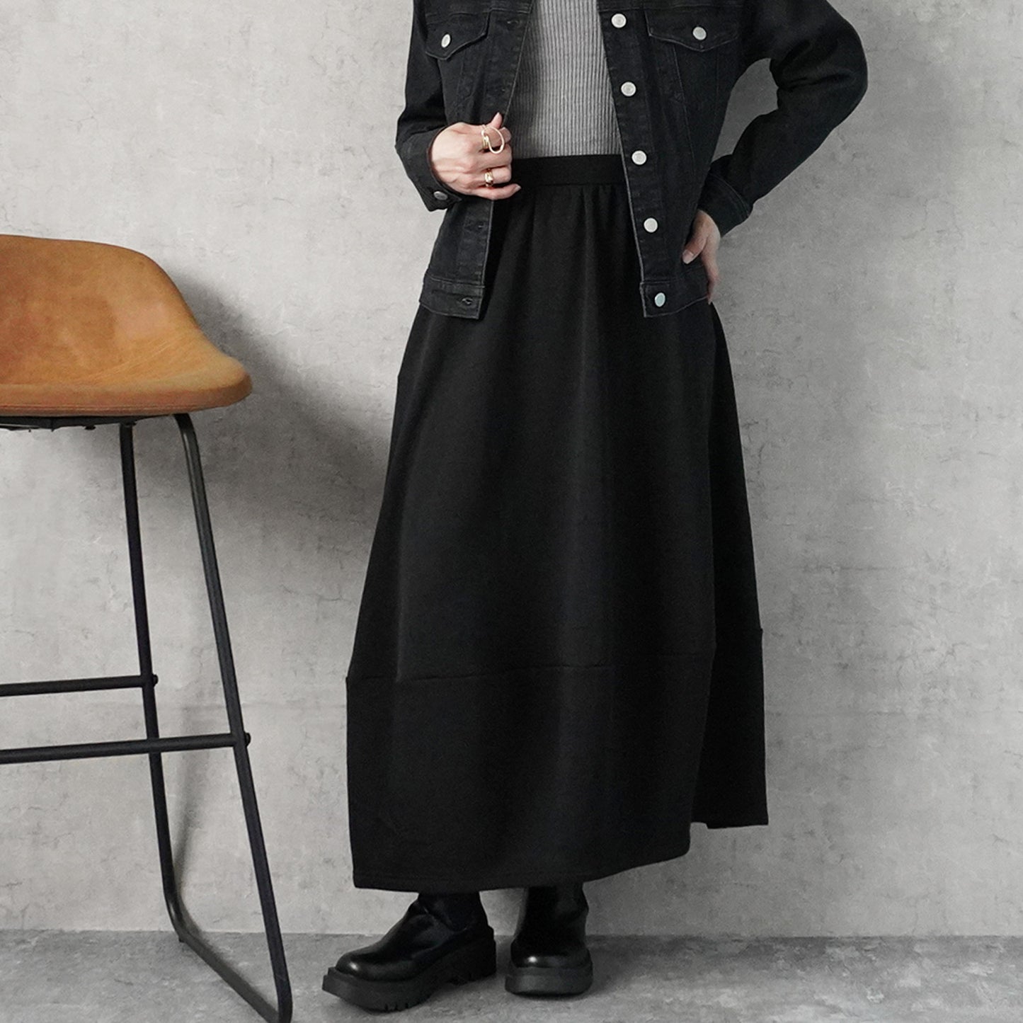 裏シャギーバルーンスカート