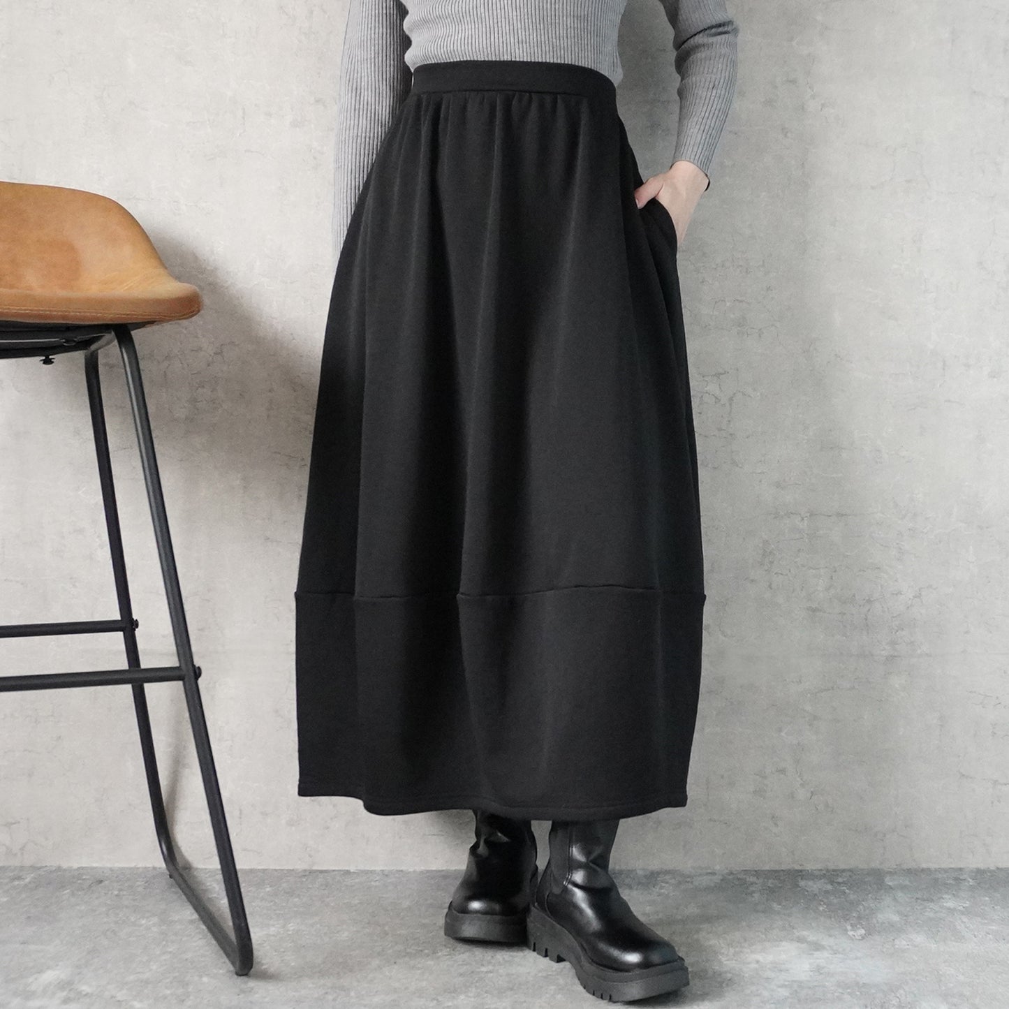 裏シャギーバルーンスカート