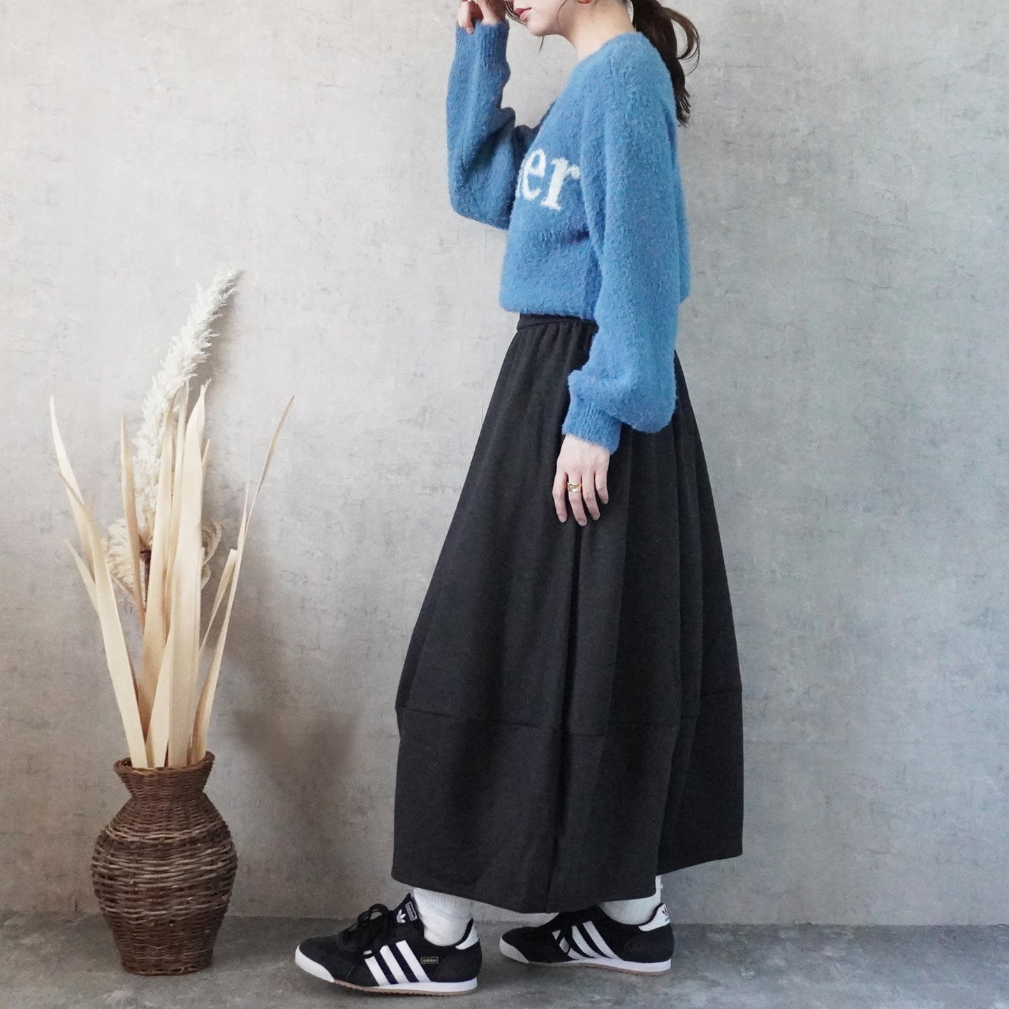 裏シャギーバルーンスカート