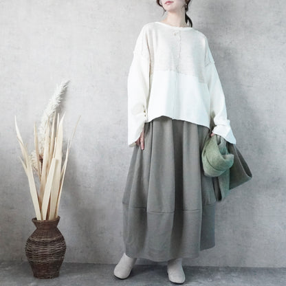 裏シャギーバルーンスカート