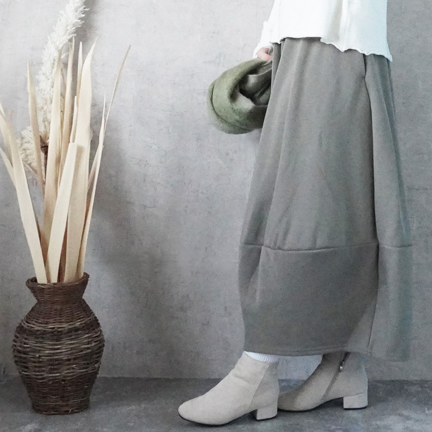 裏シャギーバルーンスカート